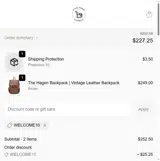 Steel Horse Leather coupon verification screenshot