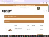Steinel Ammunition coupon verification screenshot