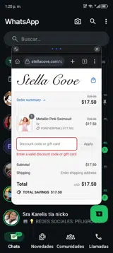 SUMMERSALE coupon verification screenshot