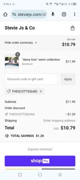 Thescottsquad coupon verification screenshot