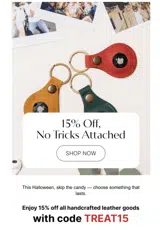 St George Leather coupon verification screenshot