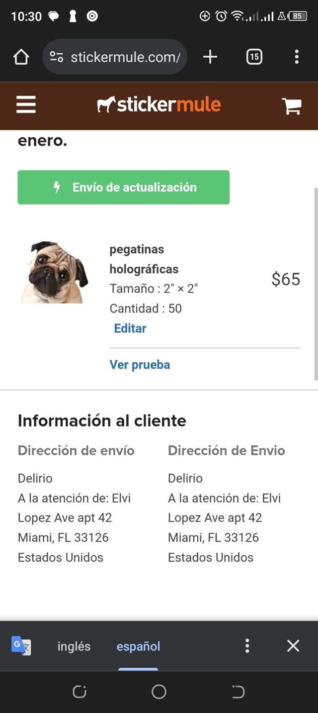Sticker Mule checkout page showing Sticker Mule promo code box | Screenshot taken by SimplyCodes community member on Jan 2, 2024