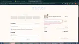 STICKII coupon verification screenshot