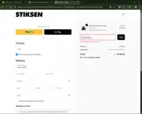 Stiksen coupon verification screenshot