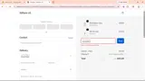 WELCOME15 coupon verification screenshot