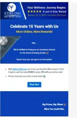 25CBD coupon verification screenshot