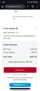 St. Louis Cardinals coupon verification screenshot