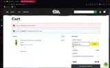 STNR Creations coupon verification screenshot