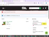 STNR Creations coupon verification screenshot