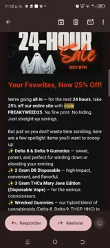 STNR Creations coupon verification screenshot