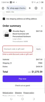 St. Oddity coupon verification screenshot