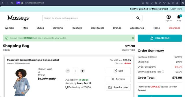 Stoneberry checkout page showing Stoneberry promo code box | Screenshot taken by SimplyCodes community member on Sep 8, 2025