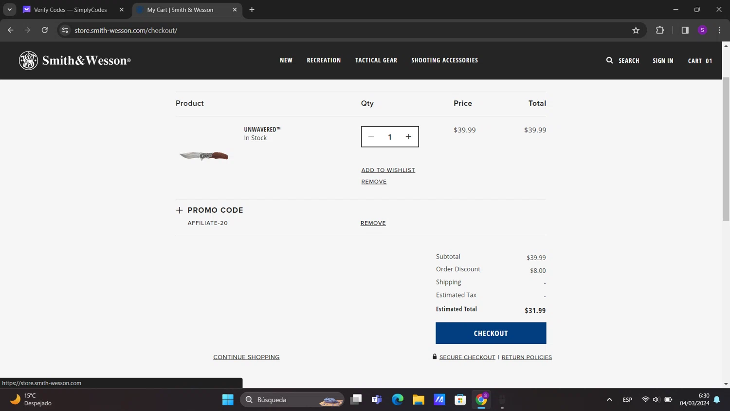how to use Smith & Wesson coupons