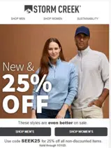 SEEK25 coupon verification screenshot