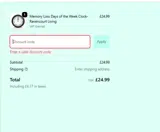CLOCK10 coupon verification screenshot