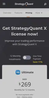 QUANTPEDIA10 coupon verification screenshot