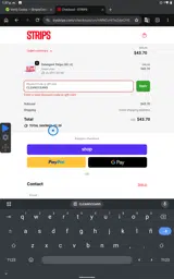 CLEANOCEANS coupon verification screenshot