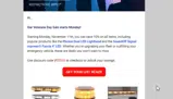 VETS10 coupon verification screenshot