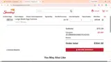 Strombergs coupon verification screenshot