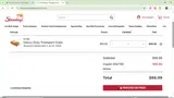 Strombergs coupon verification screenshot
