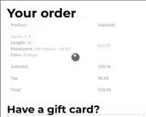 GIFT15 coupon verification screenshot