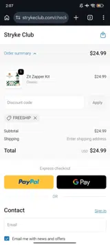 FREESHIP coupon verification screenshot