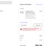 HELLO2026 coupon verification screenshot