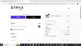 STRYX10 coupon verification screenshot