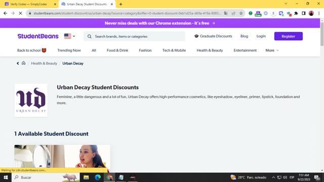 Student Beans checkout page showing Student Beans discount code box | Screenshot taken by SimplyCodes community member on Sep 22, 2023