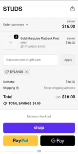 Studs And Spikes Coupon Code