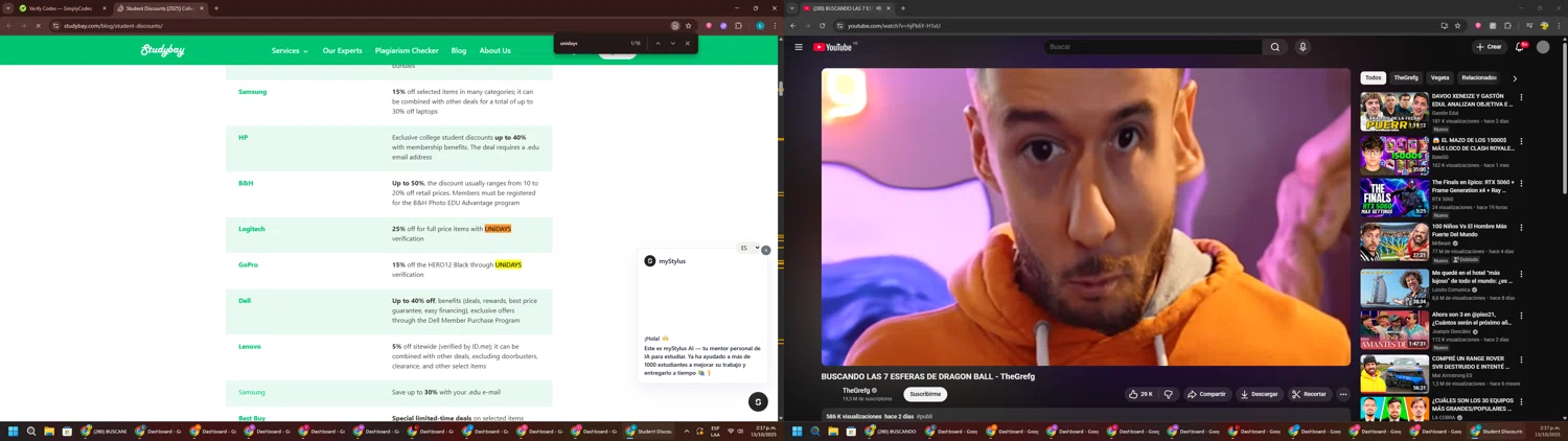 Studybay checkout page showing Studybay promo code box | Screenshot taken by SimplyCodes community member on Oct 15, 2025