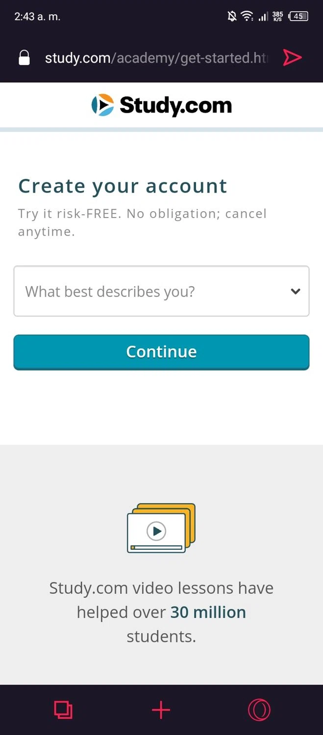 Study.com checkout page showing Study.com coupon code box | Screenshot taken by SimplyCodes community member on Jul 20, 2024