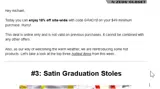 GRAD18 coupon verification screenshot