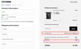 STUTTERHEIM coupon verification screenshot
