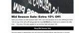 extra10 coupon verification screenshot