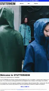 STUTTERHEIM coupon verification screenshot
