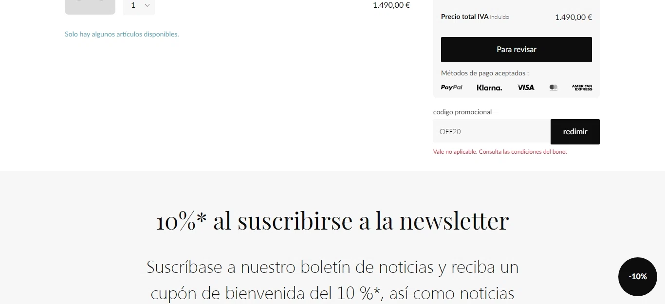 Stylebop.com checkout page showing Stylebop.com promo code box | Screenshot taken by SimplyCodes community member on Sep 27, 2022
