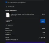 FIRST15 coupon verification screenshot