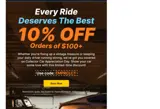 Carparts JC Whitney coupon verification screenshot