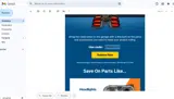 Carparts JC Whitney coupon verification screenshot