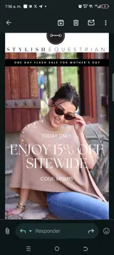 Mom15 coupon verification screenshot
