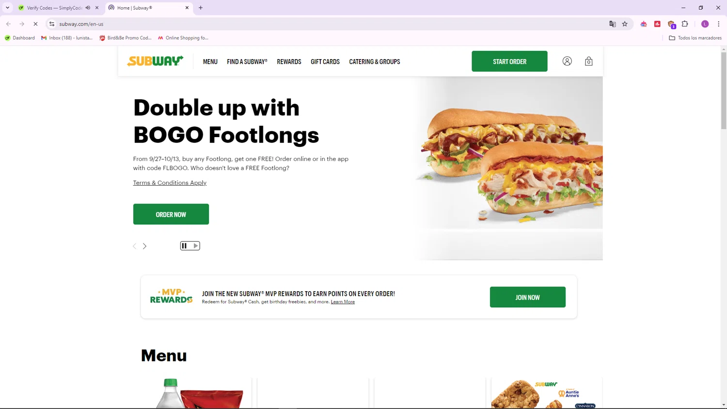 Subway Promo Codes & Black Friday 2024 Deals - 10% Off