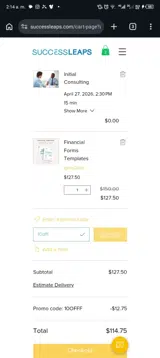 10offf coupon verification screenshot
