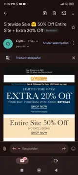 Extra20 coupon verification screenshot