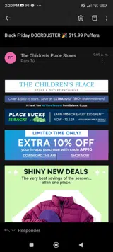 App10 coupon verification screenshot