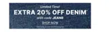 JEANS coupon verification screenshot