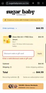 EBF10 coupon verification screenshot