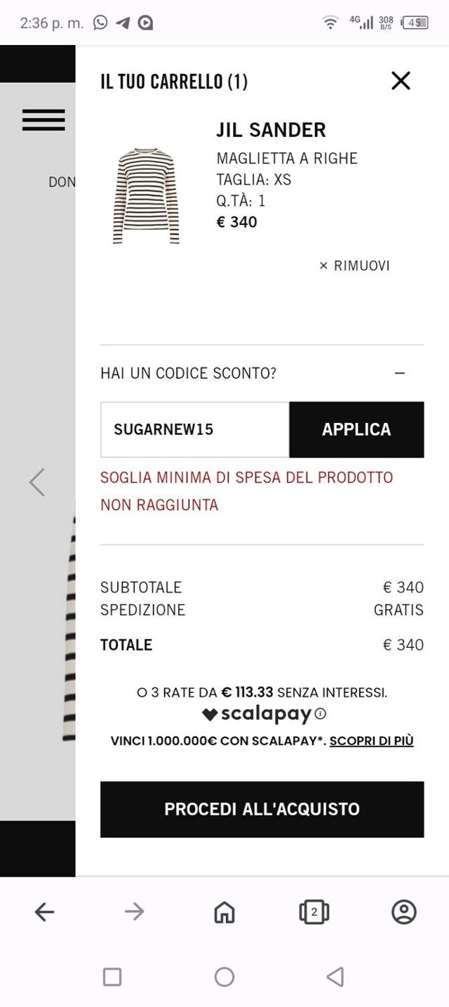 Sugar.it checkout page showing Sugar.it promo code box | Screenshot taken by SimplyCodes community member on Jan 3, 2024