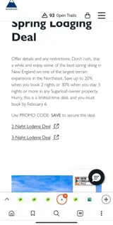 Sugarloaf Mountain coupon verification screenshot