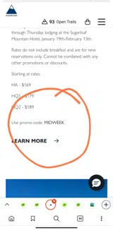 Sugarloaf Mountain coupon verification screenshot